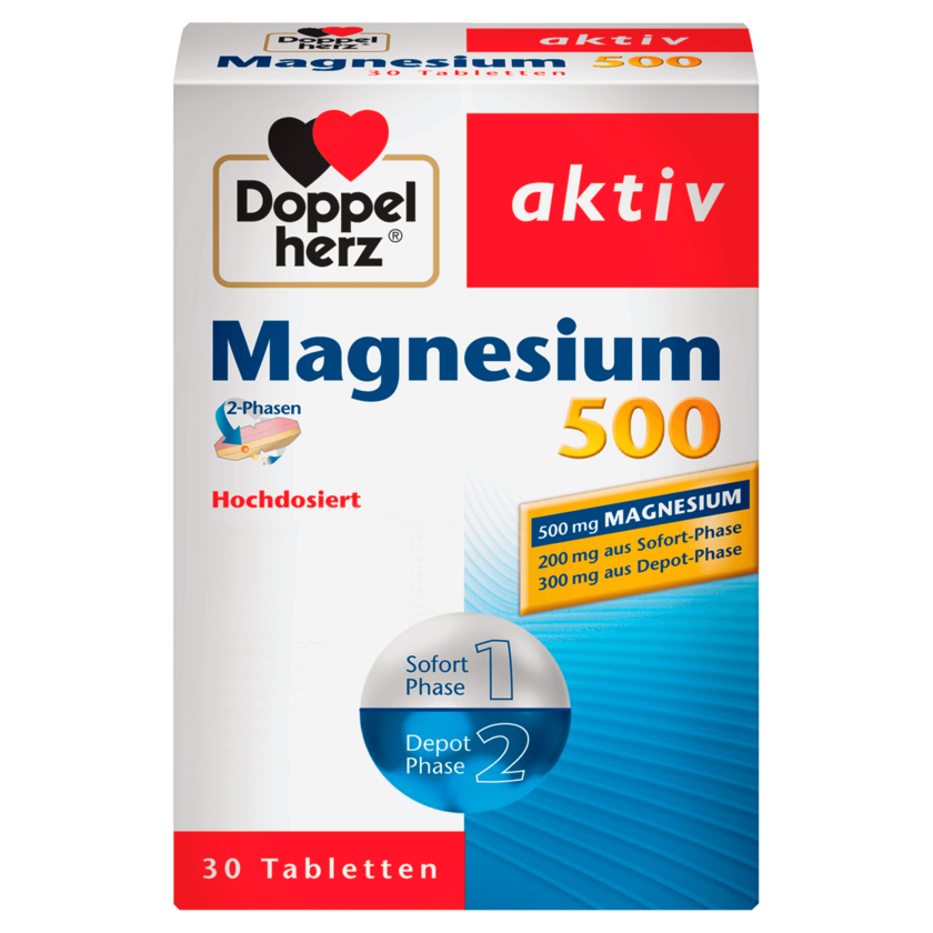 Doppelherz Magnesium 500 30 Stück
